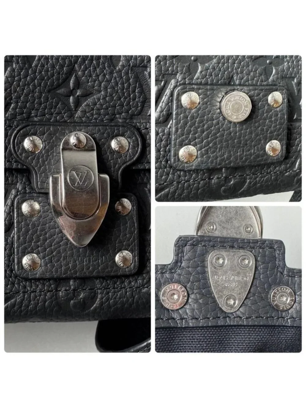 Louis Vuitton Monogram Taurillon Soul Trunk Black